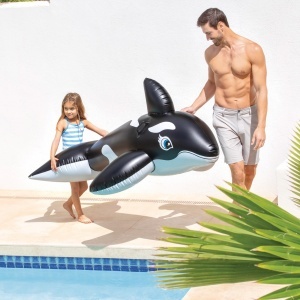 Dispozitiv de Plutire Intex Orca 193x119 cm, Vinyl, 40 kg - Img 2