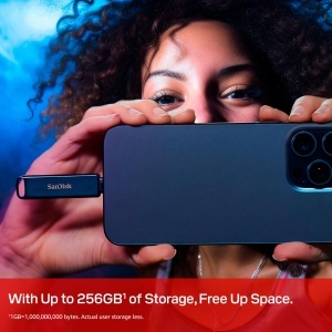 Dispozitiv de stocare SanDisk Phone Drive 256 GB, USB-C, 2-in-1 - Img 8