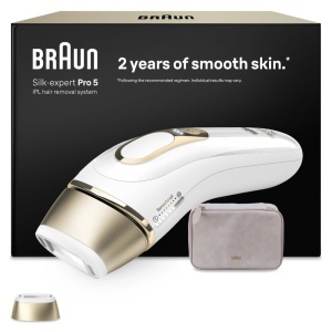 Dispozitiv IPL Braun Silkexpert Pro 5 PL5100, AlbGold, Tratament Epilare Acasa