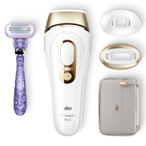 Dispozitiv IPL de Epilare Braun Silk Expert Pro 5, 2 capete, albauriu - Img 8