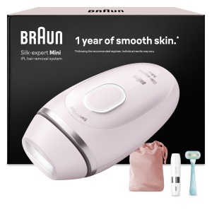 Dispozitiv IPL pentru Epilare Braun Silkexpert Mini PL1112, Roz