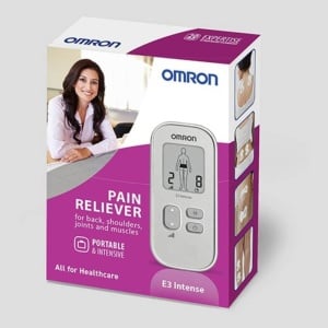 Dispozitiv Omron E3 Intense TENS - Managementul durerii personalizabil cu 6 programe 3 programe de masaj 15 niveluri de intensitate si tampoane de lun - Img 3