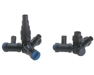 Distribuitor de apa Oase Multi WD, 1 inch, negru, cu functie de distribuitor dublu - Img 2