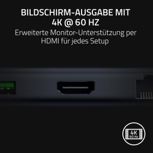 Docking Station Razer USB-C - 11 porturi, HDMI 4K, Gigabit Ethernet, Negru - Img 3