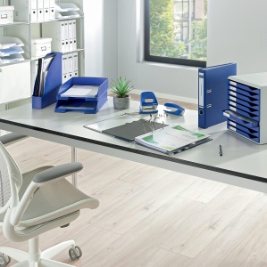 Dosar cu mecanism 180 Leitz 10155035, 5 cm, capacitate 350 foi, albastru - Img 9