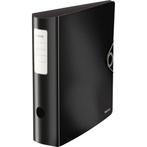 Dosar Leitz 180 Active Solid, A4, 8,2 cm, Negru