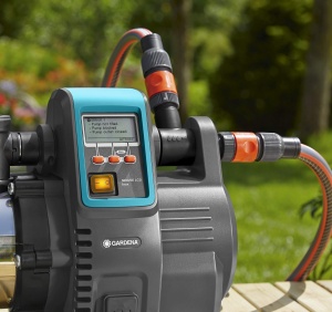 Dozator de apa menajera Gardena Premium 6000/6E LCD Inox: Pompa de apa menajera cu debit de 6000 l/h, motor de 1300 W, cu afisaj LC, carcasa pompa din otel inoxidabil de inalta calitate (1760-20) - Img 6