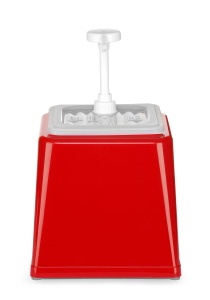 Dozator de sosuri Hendi, 2.5 L, BPA-free, rosu