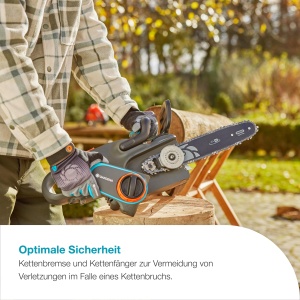 Drujba cu acumulator Gardena PowerSaw 25018V 18V motor fara perii lama 25 cm - Img 4
