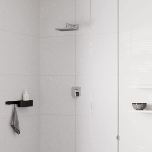 Dus cu cap de dus hansgrohe Vernis Shape EcoSmart, 230x170 mm, crom, 1 jet - Img 6