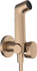 Dus cu mana hansgrohe Bidette S, 1,25 m, Brushed Bronze, EcoSmart