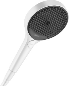 Dus cu mana hansgrohe Rainfinity 130mm, 3 tipuri de jeturi, alb mat