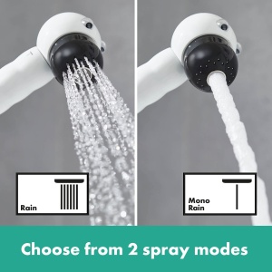 Dus cu mana pentru copii hansgrohe Jocolino, Zebra, 2 moduri de jet - Img 2