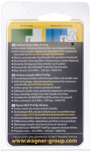 Duza Airless Wagner HEA ProTip 519, reducere ceata 55, verde, compatibila TradeTip3 - Img 2