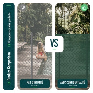 Ecran de protectie VOUNOT 1.8x10m, HDPE, 75 umbrire, Verde - Img 6