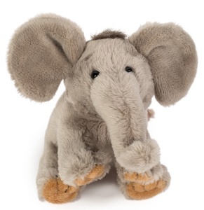 Elefant de Plus cu Magnet Schaffer Sugar, 7x9x8 cm, Culoare Gri