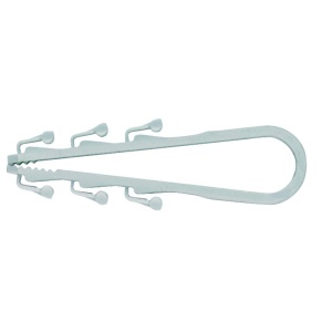 Element de fixare fischer SF PLUS LS313 pentru cabluri si tevi, Nylon, Gri