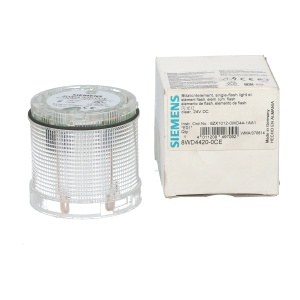 Element de Semnalizare Siemens Spalte Flash 24 VDC transparent