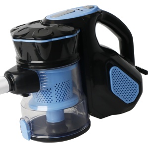 Emerio UVE-123109, aspirator Cyclone 2 in 1 aspirator portabil si de podea cu putere puternica de 600 wati, filtru HEPA, putere de aspiratie puternica de 17.000 Pa, lungime cablu de 5 m si tub telescopic reglabil, negru, W, 0,5 litri - Img 3
