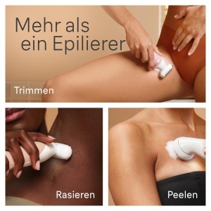 Epilator Braun Silk-epil 9 Flex 3D, Waterproof, Culoare AlbGold, 40 MicroGrip-Pinzetten - Img 7
