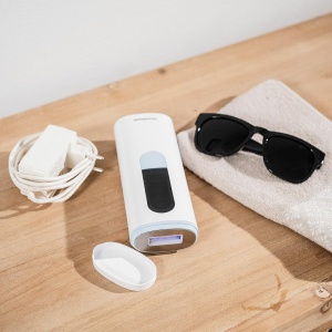 Epilator cu lumina pulsata Kulepil InnovaGoods, 999999 impulsuri, functie de racire, alb-albastru - Img 7