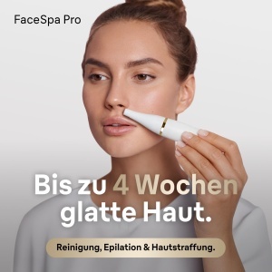 Epilator facial Braun FaceSpa Pro SE 912, Waterproof, AlbAuriu - Img 2