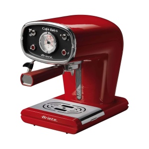 Espressor Ariete 1388 Cafe Retro Rosu 15 Bar 850W Compatibil Cafea Macinata si Paduri ESE