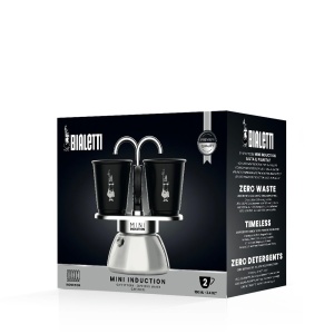 Espressor Bialetti Mini Express Induction 2 cesti Negru Compatibil Inductie - Img 5