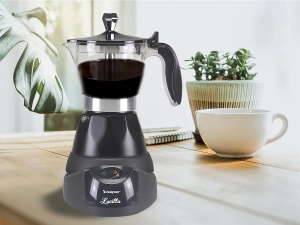 Espressor cafea Beper BC040-N, 3 cesti, 400W, negru - Img 8