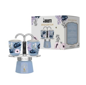 Espressor cafea Bialetti Bridgerton Mini Express Set, 2 cesti, design elegant
