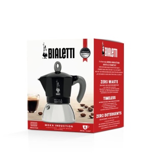 Espressor cafea Bialetti Moka Induction, 6 cesti, negru, pentru toate tipurile de plite - Img 5