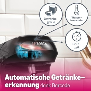 Espressor cafea Bosch Tassimo TAS102E, 1400 W, negru, 70 bauturi - Img 9