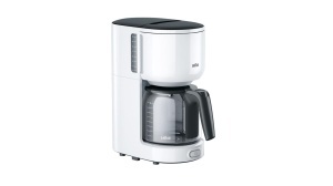 Espressor cafea Braun PurEase KF 3100 WH, 10 cesti, 1000W, alb