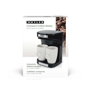 Espressor cafea Butler Compact, 0.25 L, 450 W, negru, 2 cani incluse - Img 10