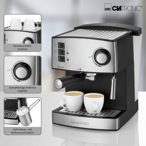 Espressor cafea Clatronic ES 3643, 15 bar, 1.6L, 850W - Img 4