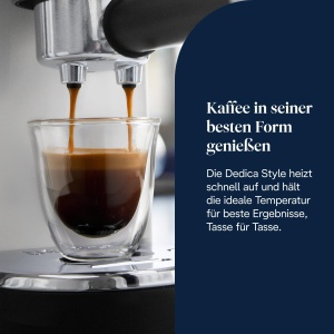 Espressor cafea DeLonghi Dedica EC 685.W, 15 bar, alb, cu spumator de lapte - Img 3