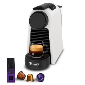 Espressor cafea DeLonghi Essenza Mini, 19 Bar, design compact, alb