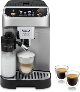 Espressor cafea DeLonghi Magnifica Plus ECAM322.70.SB, 18 bauturi, touchscreen colorat, argintiu-negru - Img 4