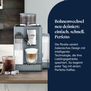 Espressor cafea DeLonghi Rivelia, 16 bauturi, 3.5 inch, gri - Img 2