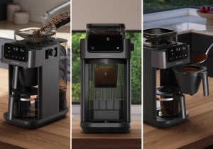 Espressor cafea Grundig KM 9518, 10 cesti, cu mojar integrat - Img 3