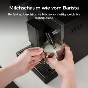 Espressor cafea Haier cu 6 specialitati, design compact, 5 grade de macinare - Img 4