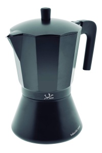 Espressor cafea Jata CFI9, capacitate 9 cesti, inductie, aluminiu, negru