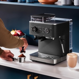 Espressor cafea KitchenAid 5KES6551 cu moara, 15 bari, negru - Img 7