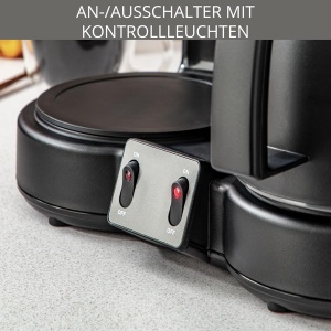 Espressor cafea KRUPS Duothek KT8501, 2 cani, 16 cesti, negru - Img 4