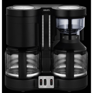 Espressor cafea KRUPS Duothek Plus, 2 x 10 cesti, Negru - Img 3