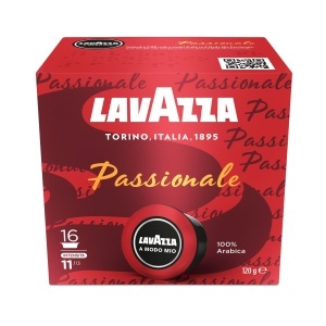 Espressor cafea Lavazza A Modo Mio Passionale, 16 capsule, 100 Arabica, Intensitate 1113