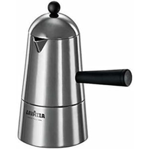 Espressor cafea Lavazza ILSA Carmencita, 6 cesti, aluminiu, argintiunegru