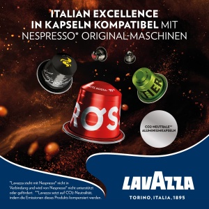 Espressor cafea Lavazza Qualita Rossa, 30 capsule, intensitate 10, compatibil Nespresso - Img 2