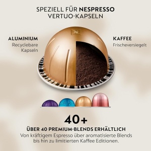 Espressor cafea Nespresso Krups VERTUO Up, 1,4L, Ocean Blue, 5 dimensiuni cana - Img 7