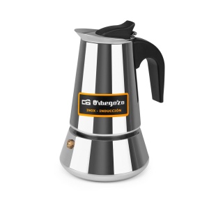 Espressor cafea Orbegozo KFI 460, 4 cesti, otel inoxidabil, cu ventil de siguranta